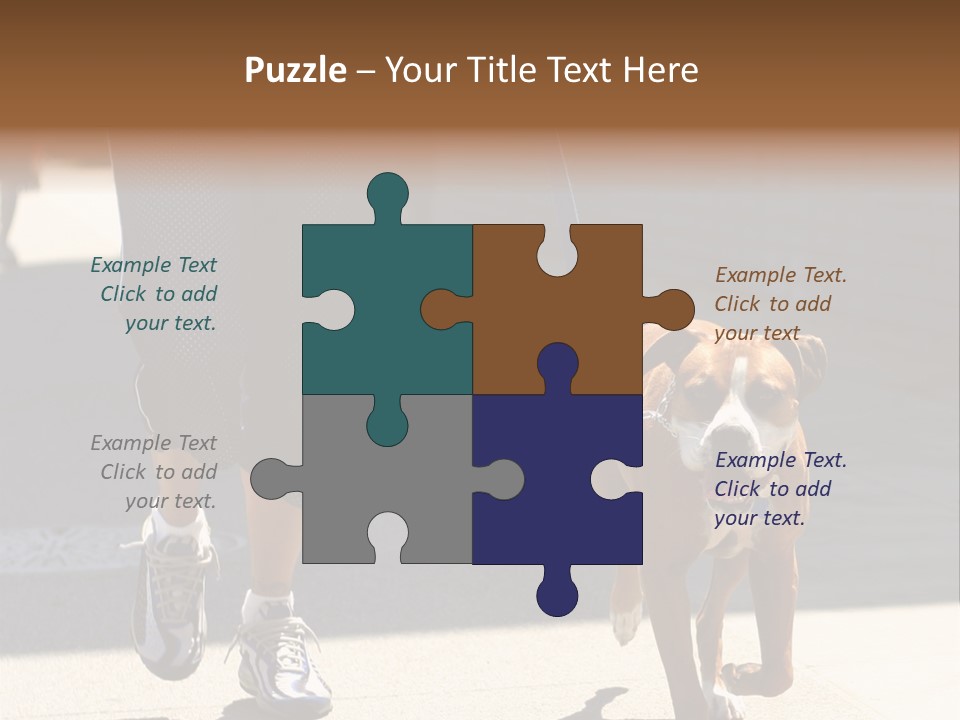 Santa Doggy Dog PowerPoint Template