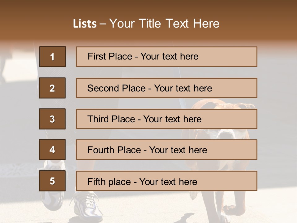 Santa Doggy Dog PowerPoint Template