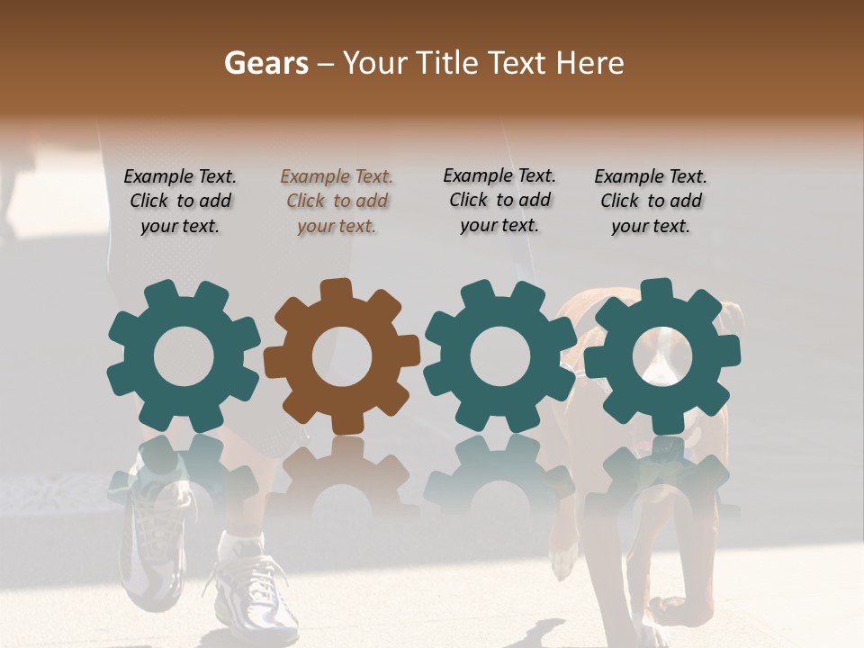 Santa Doggy Dog PowerPoint Template