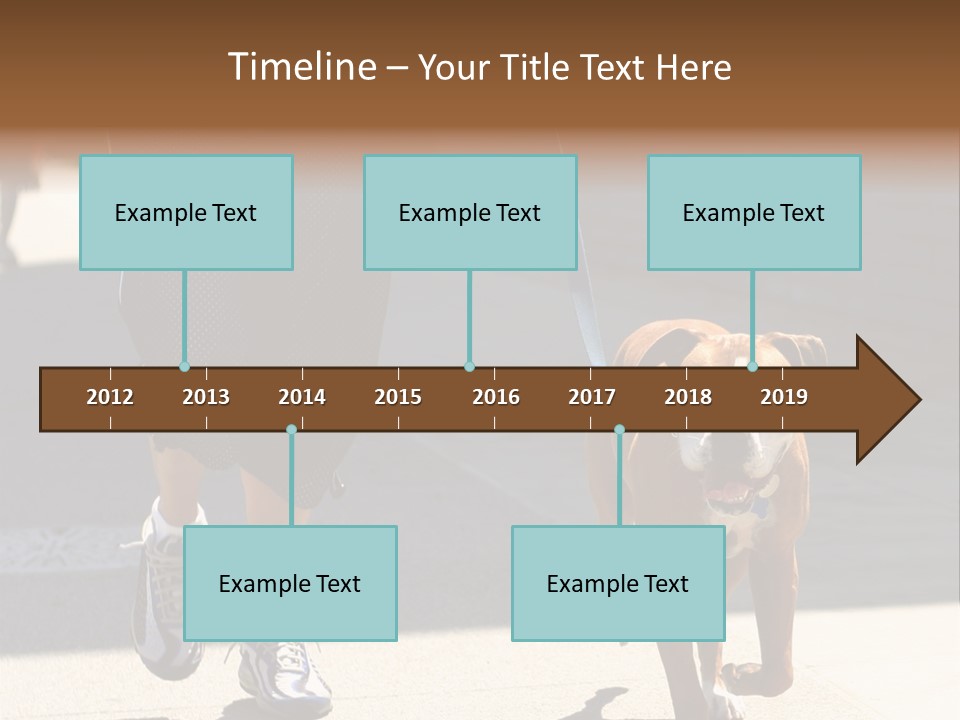 Santa Doggy Dog PowerPoint Template