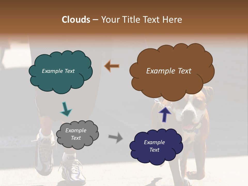Santa Doggy Dog PowerPoint Template