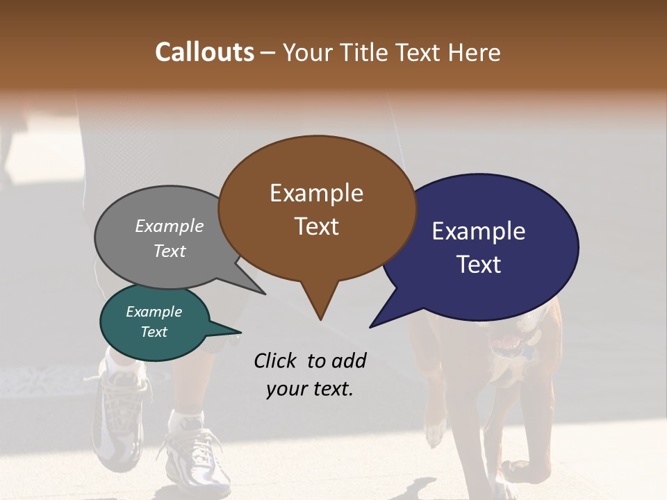 Santa Doggy Dog PowerPoint Template