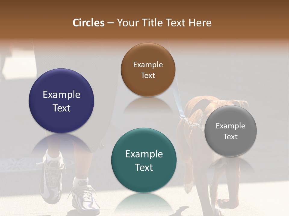 Santa Doggy Dog PowerPoint Template