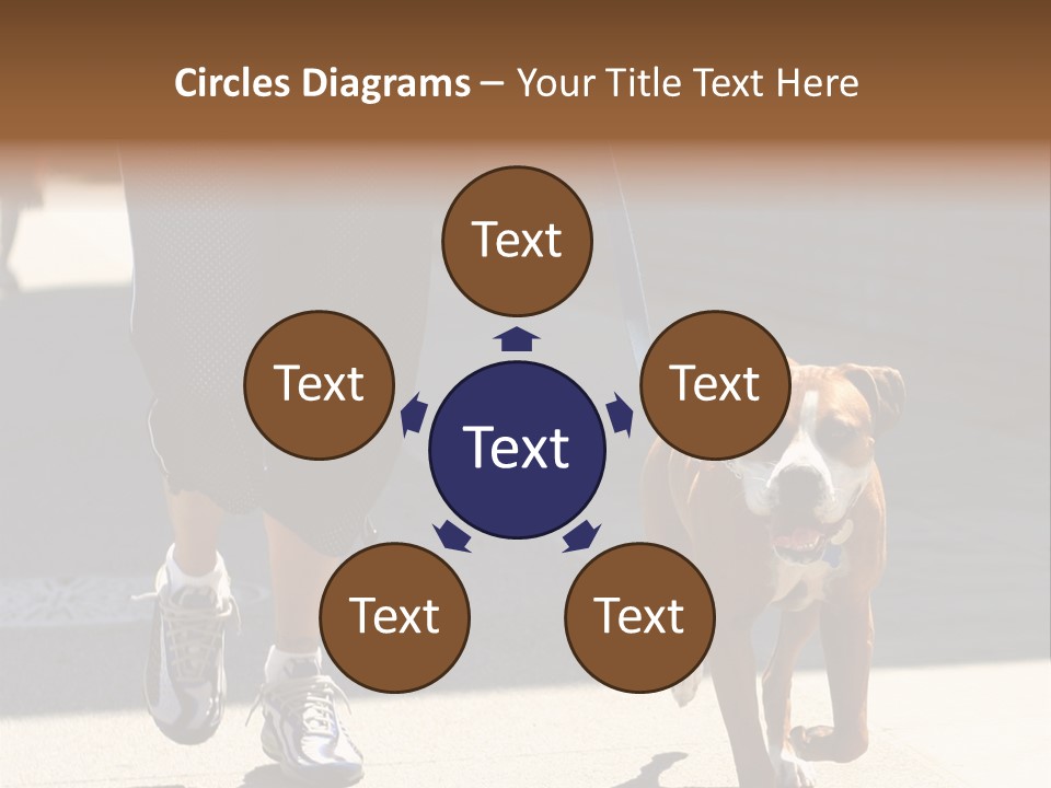 Santa Doggy Dog PowerPoint Template