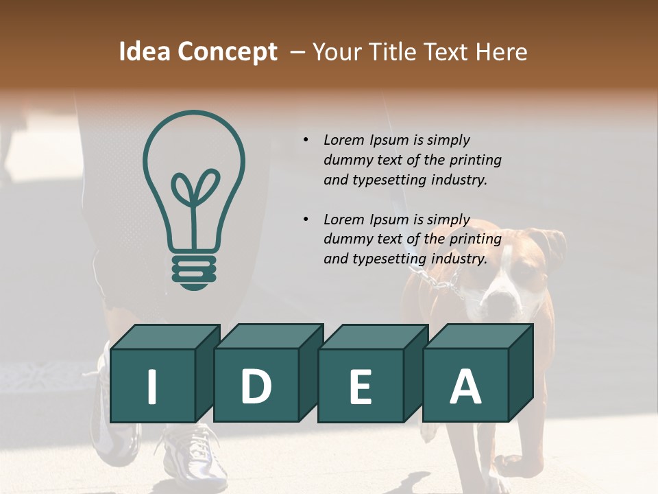 Santa Doggy Dog PowerPoint Template