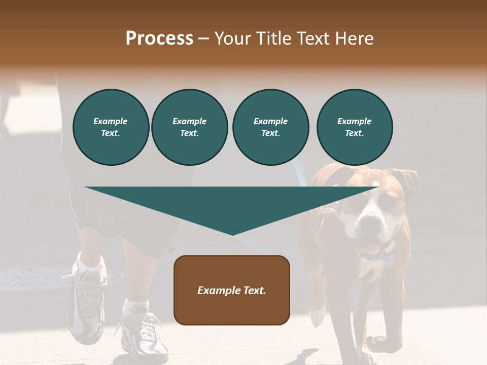 Santa Doggy Dog PowerPoint Template