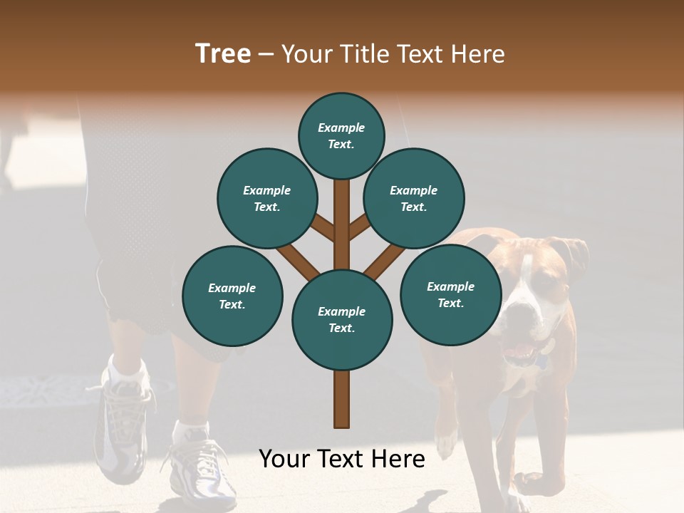 Santa Doggy Dog PowerPoint Template