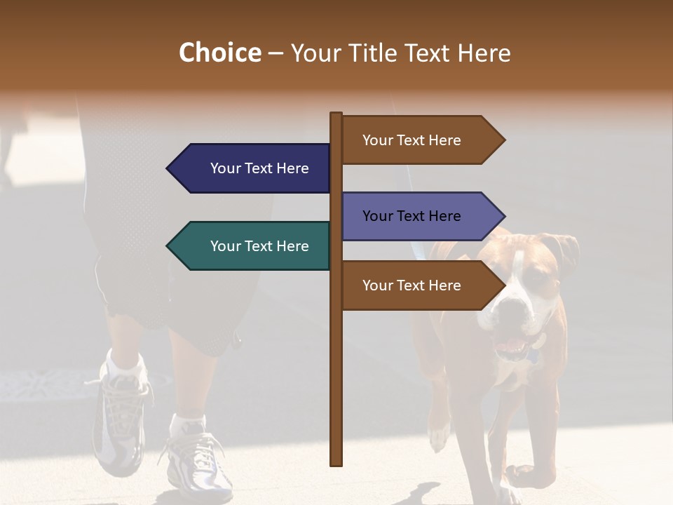 Santa Doggy Dog PowerPoint Template