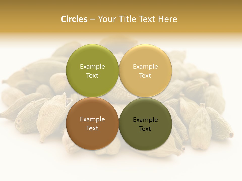 Text Free Space Closeup Fresh PowerPoint Template