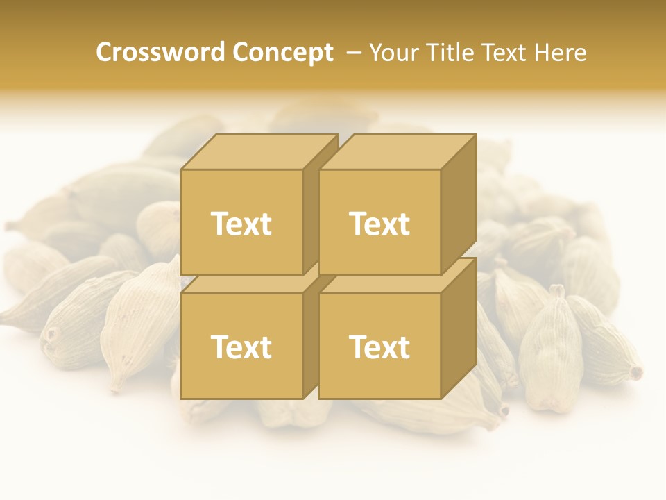 Text Free Space Closeup Fresh PowerPoint Template