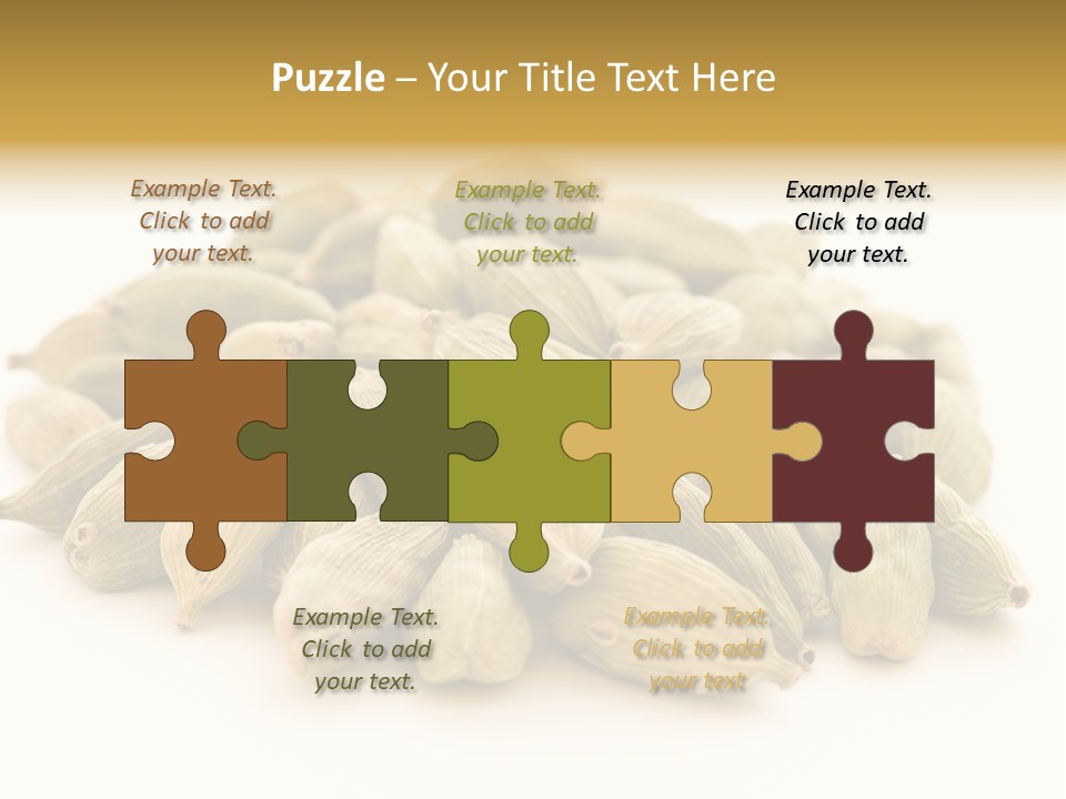 Text Free Space Closeup Fresh PowerPoint Template