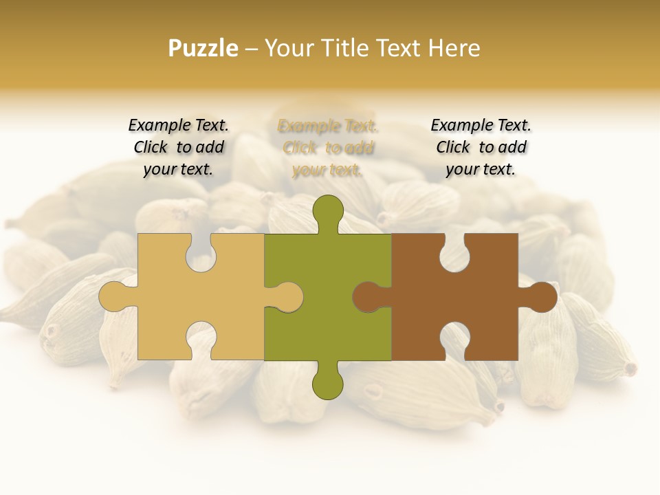 Text Free Space Closeup Fresh PowerPoint Template