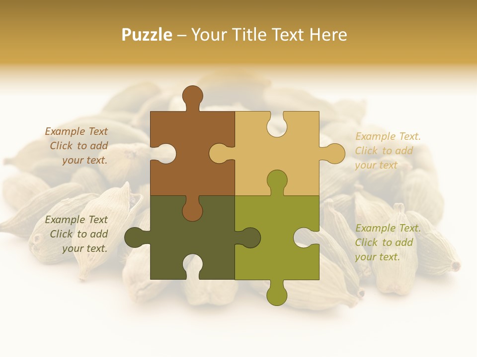 Text Free Space Closeup Fresh PowerPoint Template