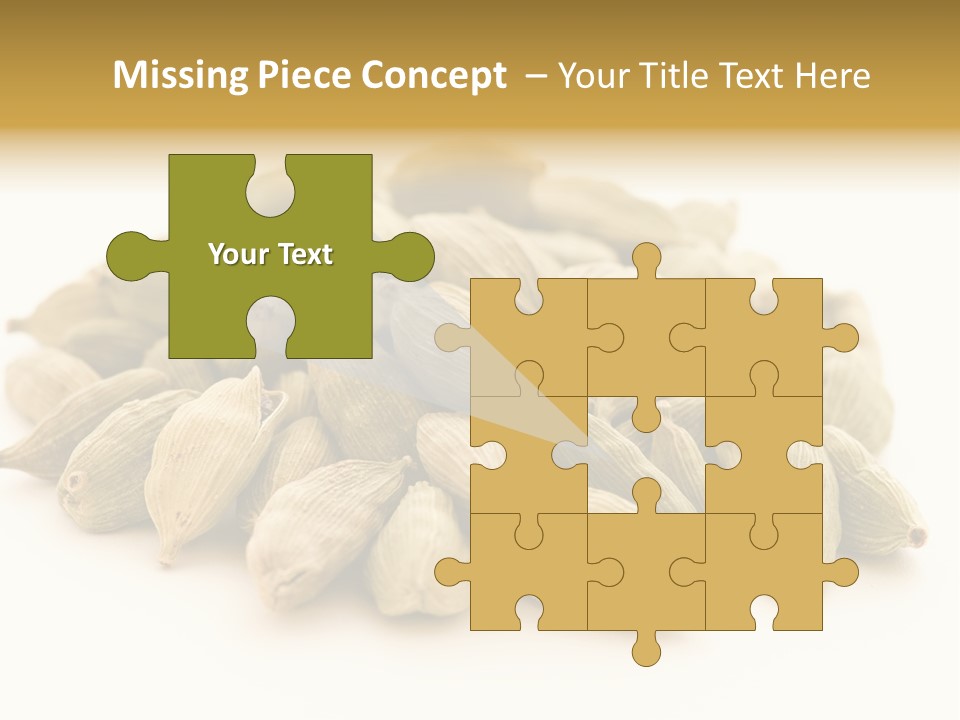 Text Free Space Closeup Fresh PowerPoint Template