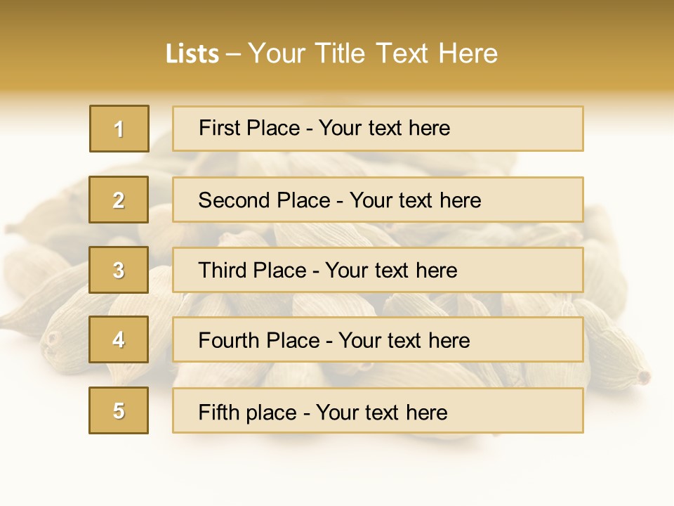 Text Free Space Closeup Fresh PowerPoint Template