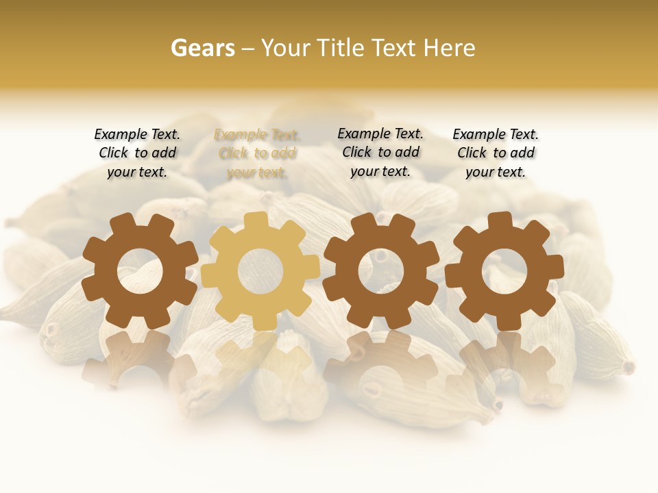 Text Free Space Closeup Fresh PowerPoint Template