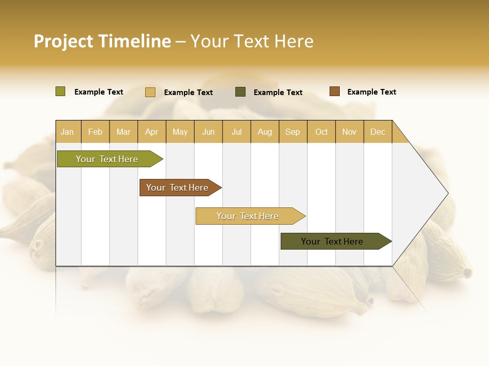 Text Free Space Closeup Fresh PowerPoint Template