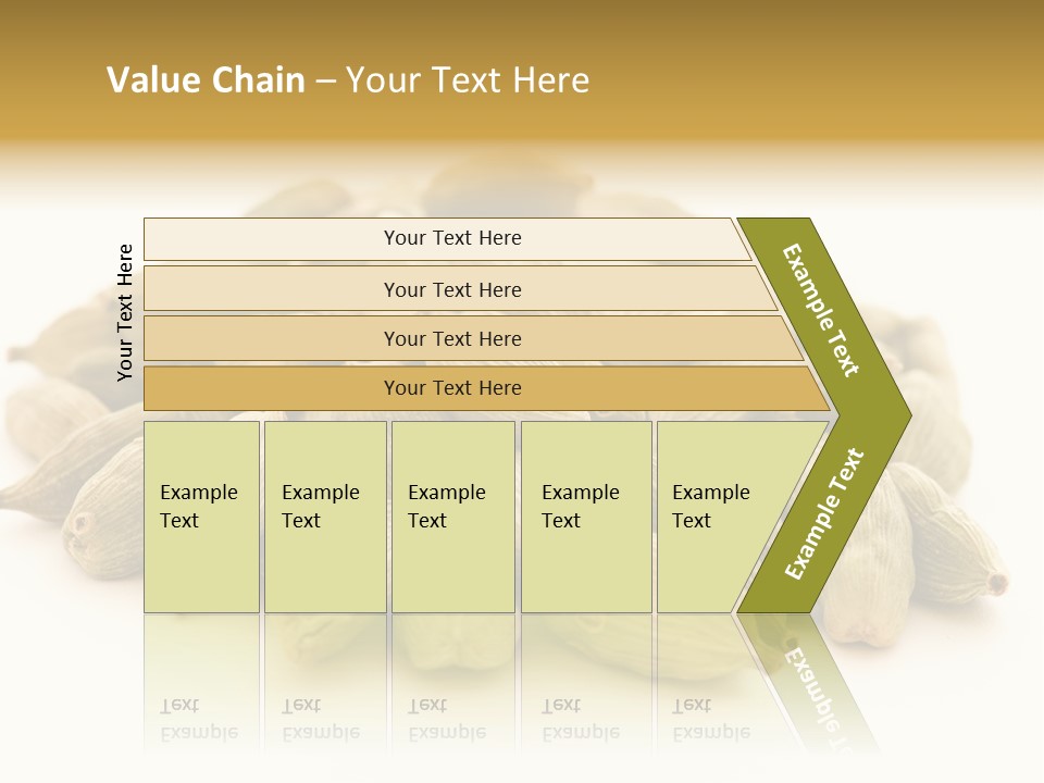 Text Free Space Closeup Fresh PowerPoint Template