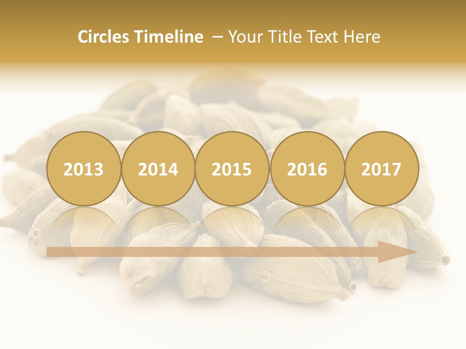 Text Free Space Closeup Fresh PowerPoint Template