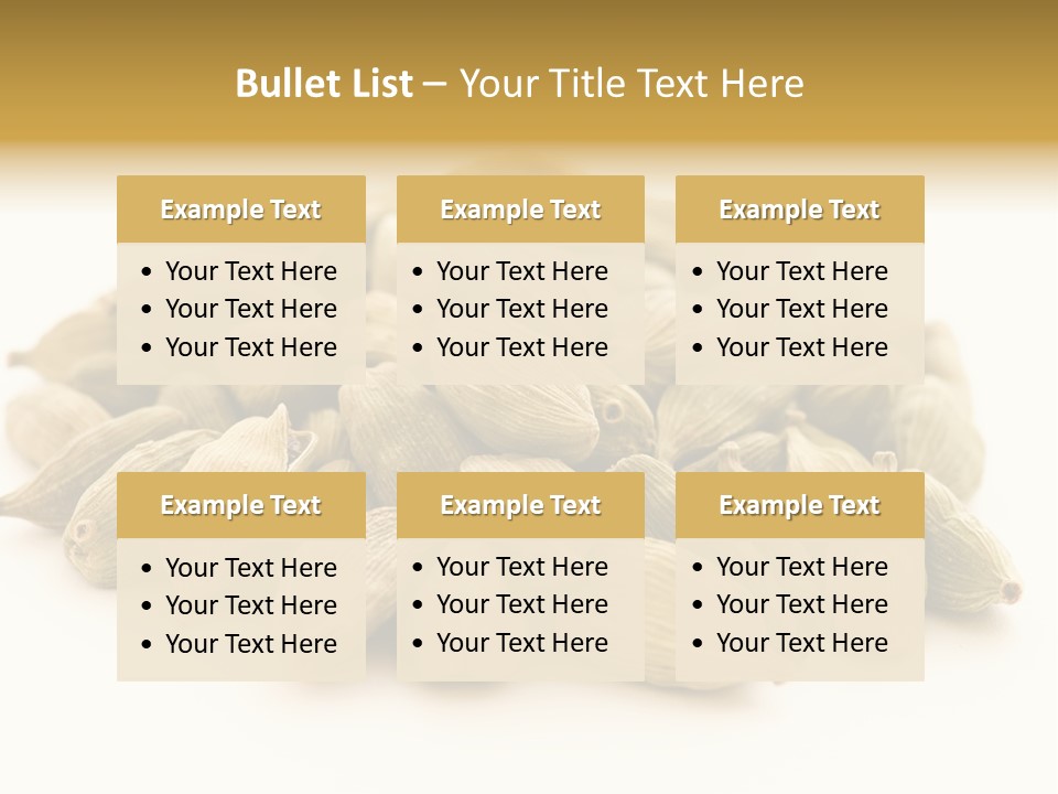 Text Free Space Closeup Fresh PowerPoint Template