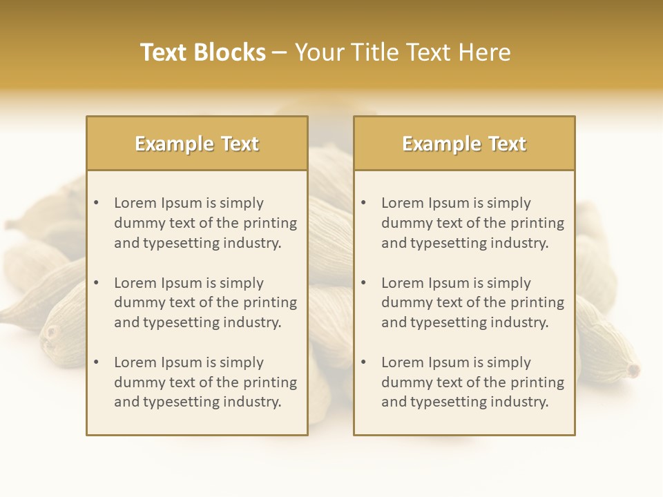 Text Free Space Closeup Fresh PowerPoint Template