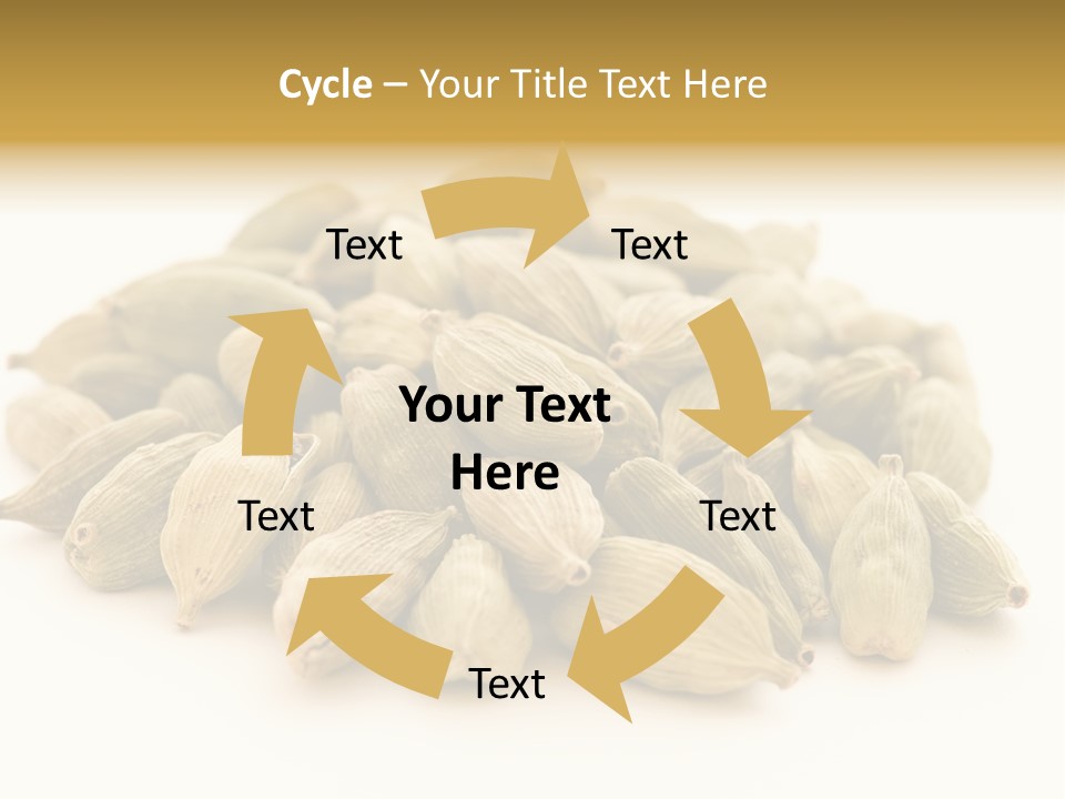 Text Free Space Closeup Fresh PowerPoint Template