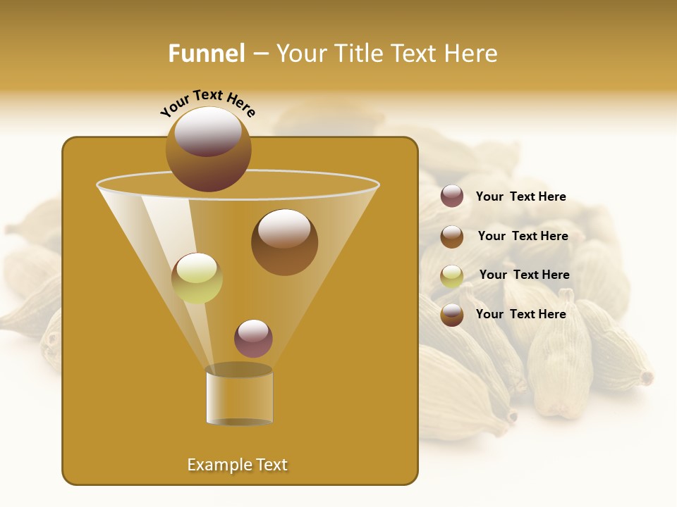 Text Free Space Closeup Fresh PowerPoint Template