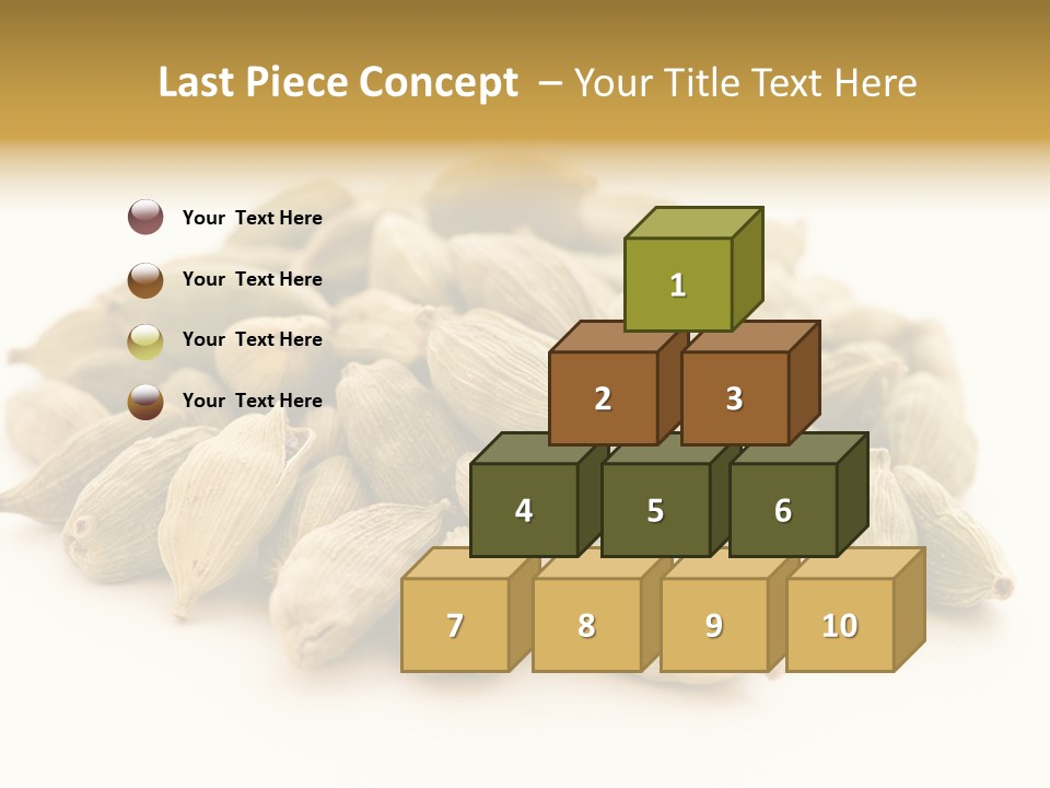 Text Free Space Closeup Fresh PowerPoint Template