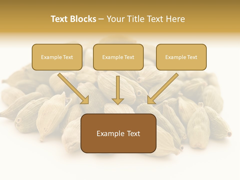 Text Free Space Closeup Fresh PowerPoint Template