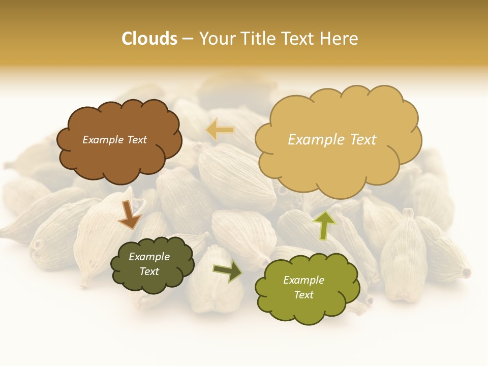 Text Free Space Closeup Fresh PowerPoint Template