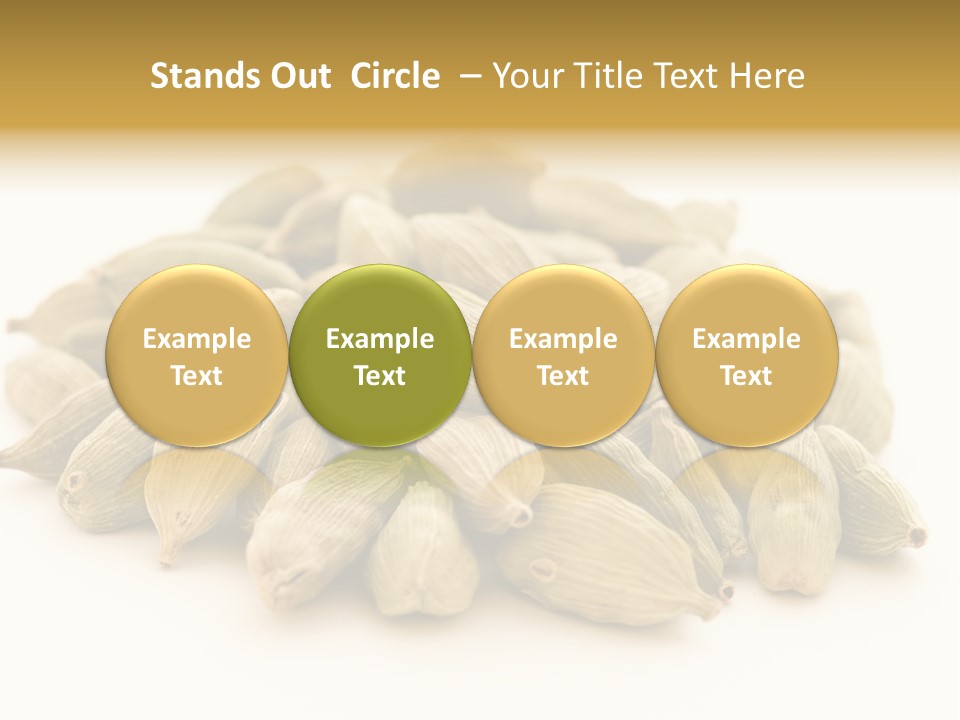 Text Free Space Closeup Fresh PowerPoint Template