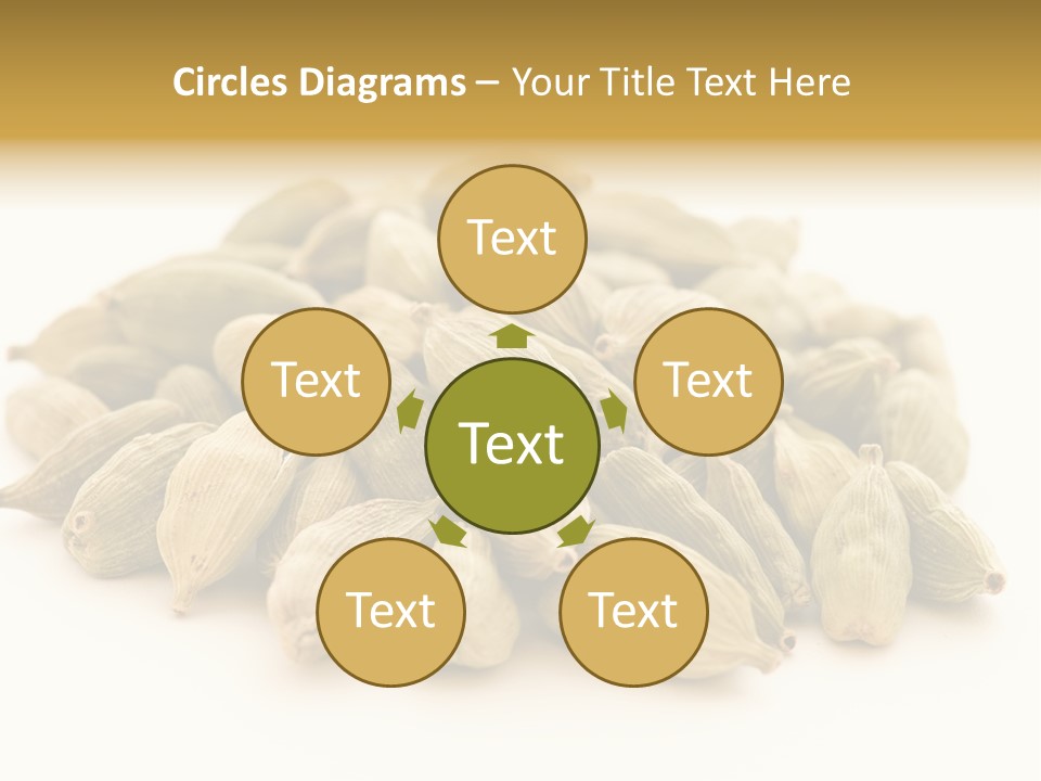 Text Free Space Closeup Fresh PowerPoint Template