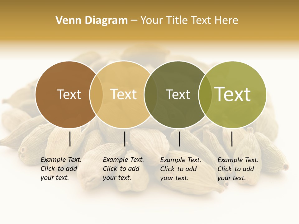 Text Free Space Closeup Fresh PowerPoint Template