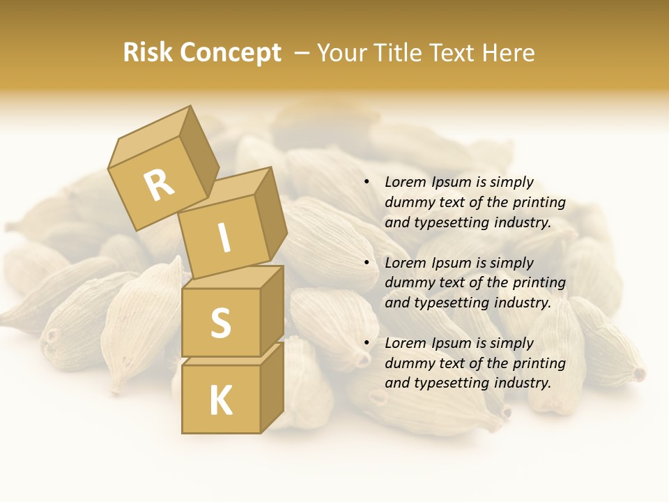 Text Free Space Closeup Fresh PowerPoint Template