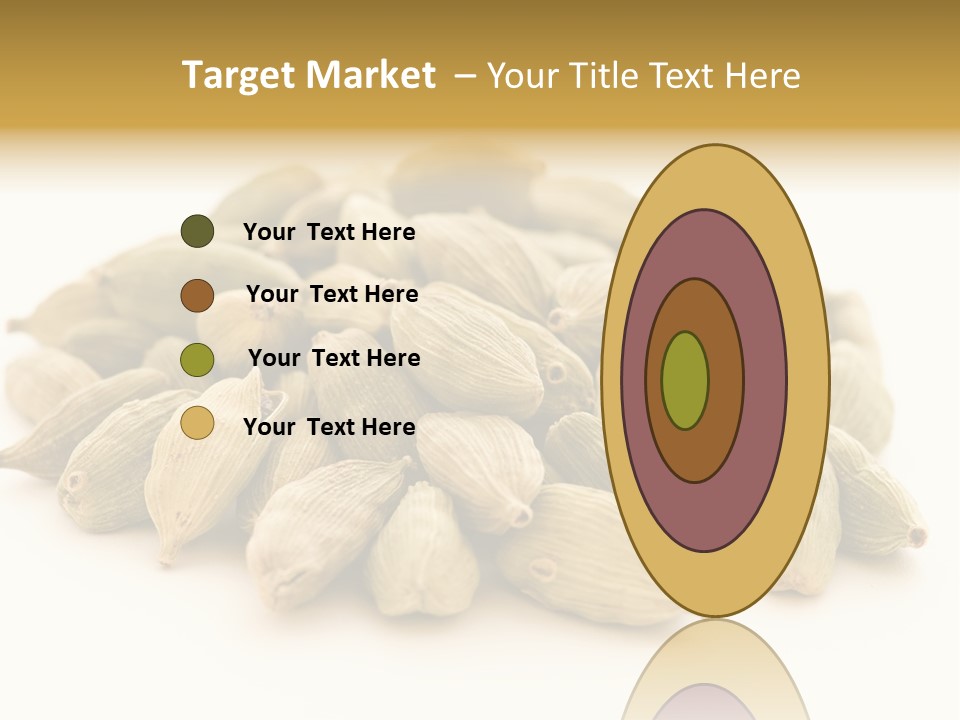 Text Free Space Closeup Fresh PowerPoint Template