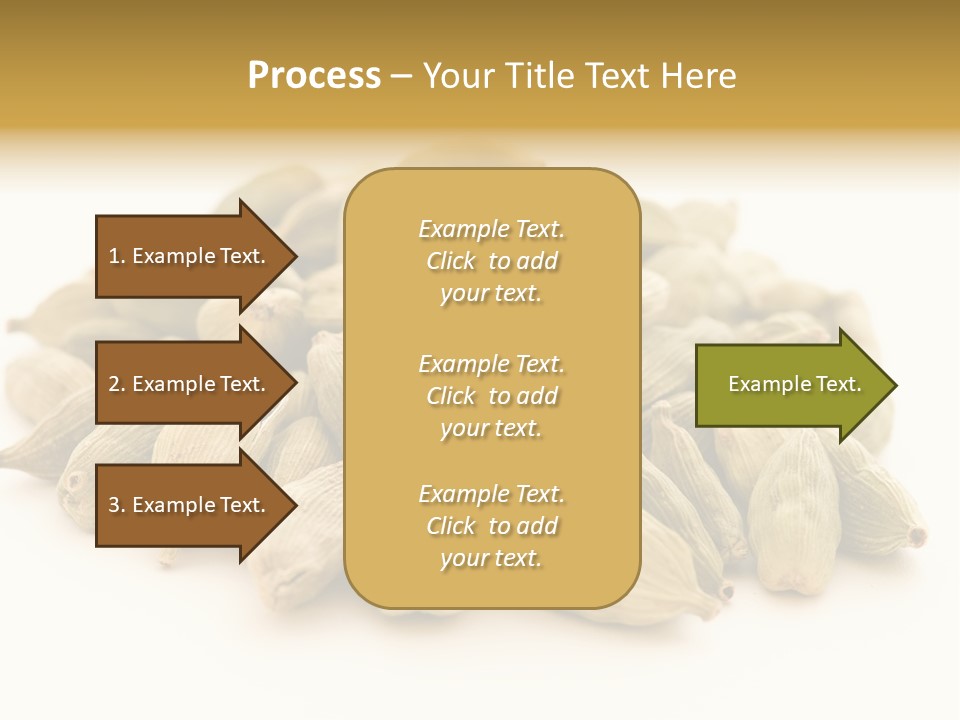 Text Free Space Closeup Fresh PowerPoint Template