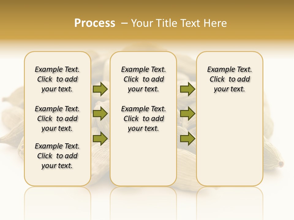 Text Free Space Closeup Fresh PowerPoint Template