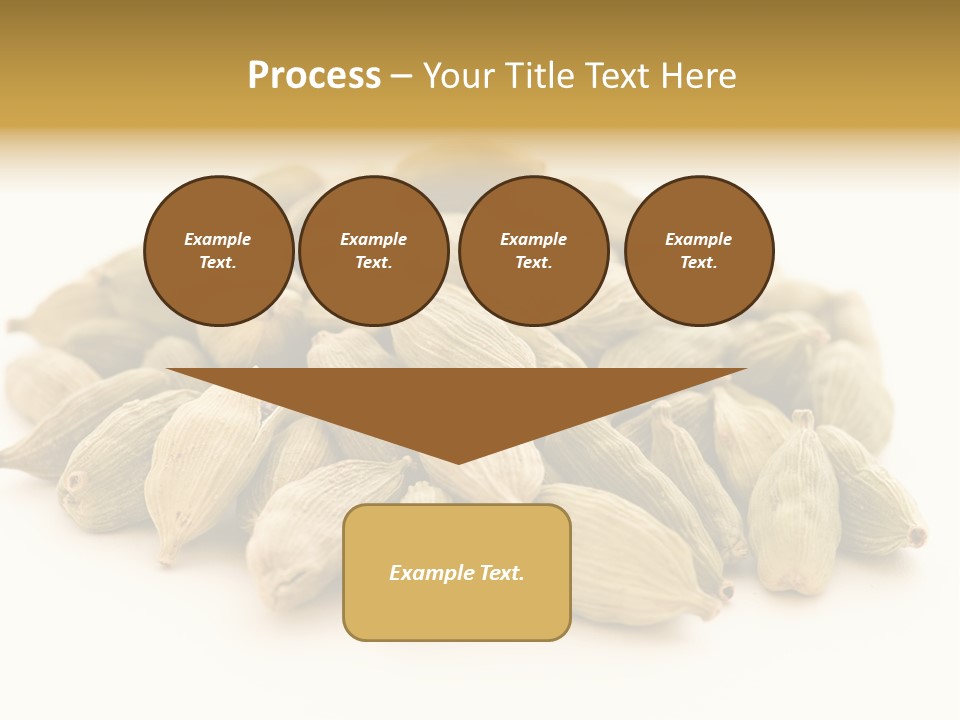 Text Free Space Closeup Fresh PowerPoint Template