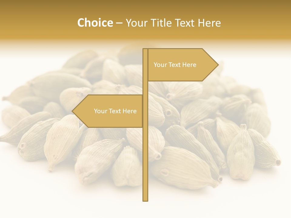 Text Free Space Closeup Fresh PowerPoint Template