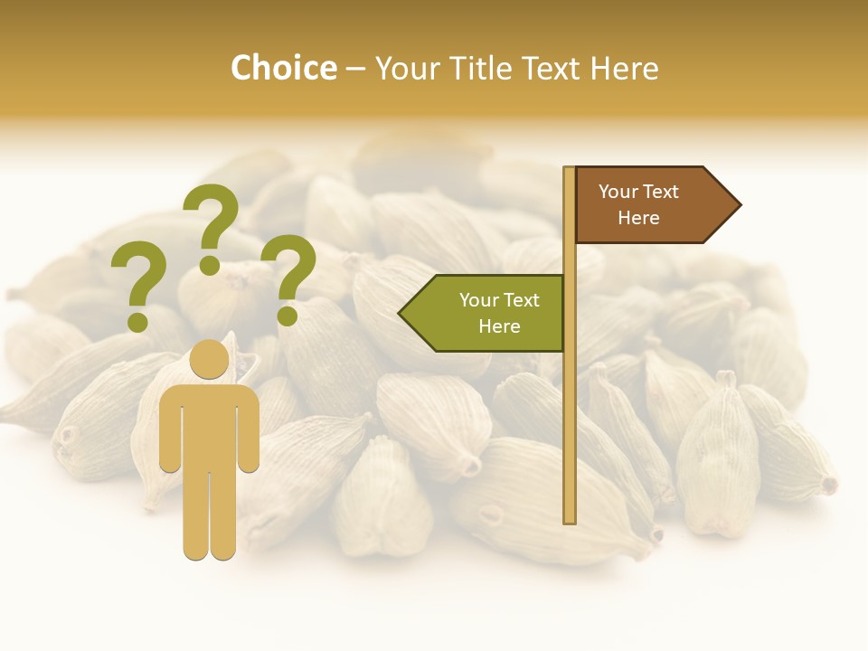 Text Free Space Closeup Fresh PowerPoint Template