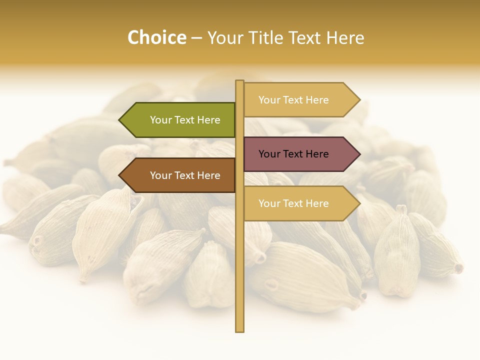 Text Free Space Closeup Fresh PowerPoint Template