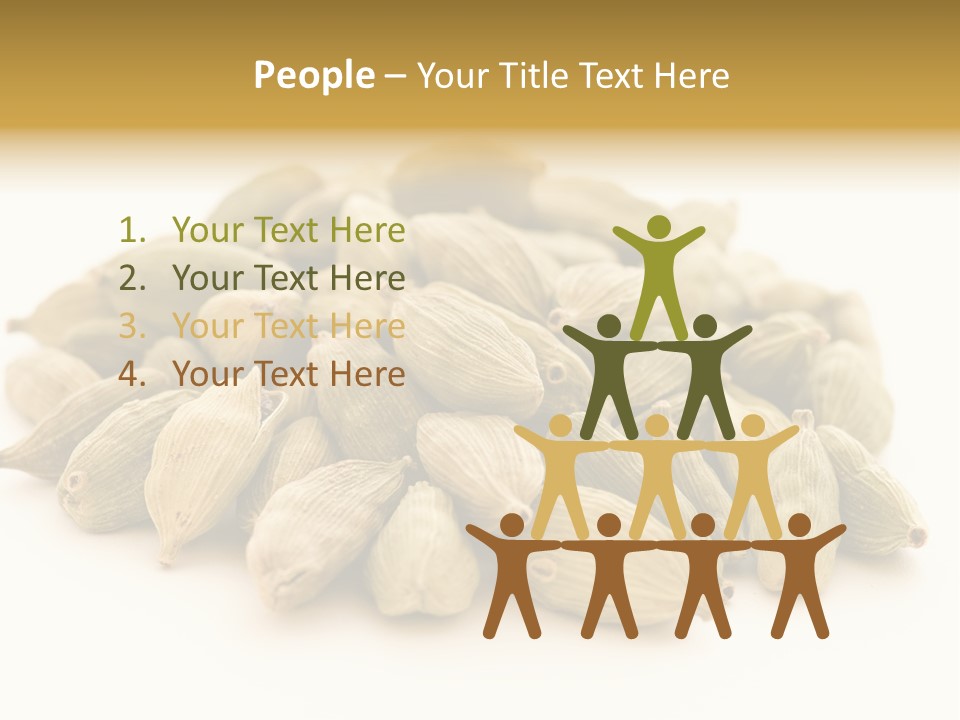 Text Free Space Closeup Fresh PowerPoint Template