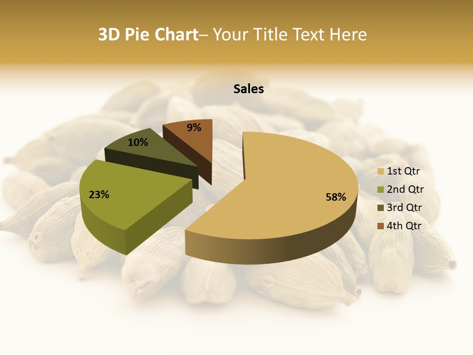 Text Free Space Closeup Fresh PowerPoint Template