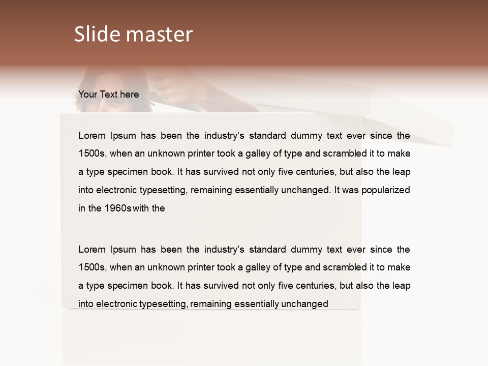 Wed Fashion Woman PowerPoint Template