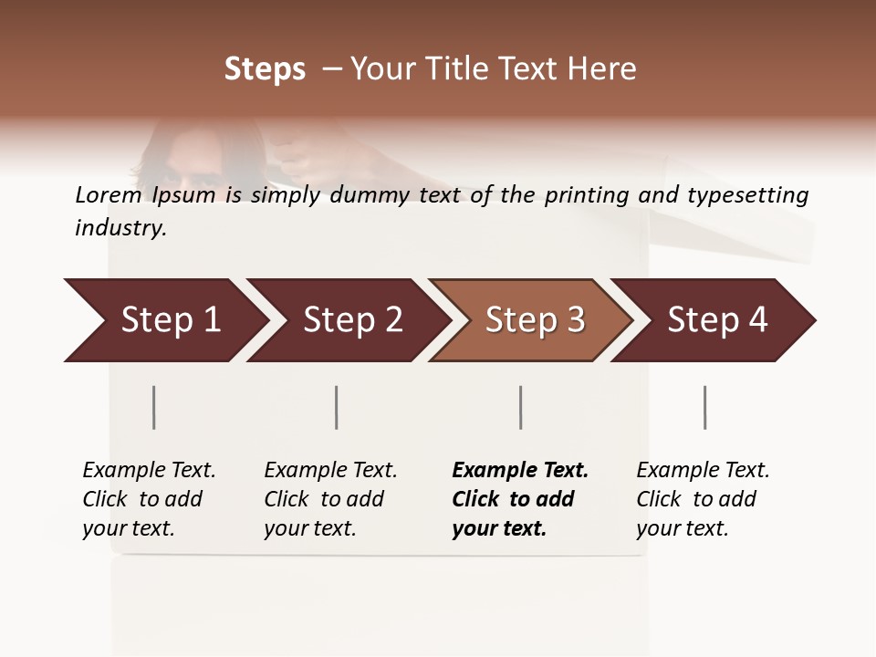 Wed Fashion Woman PowerPoint Template