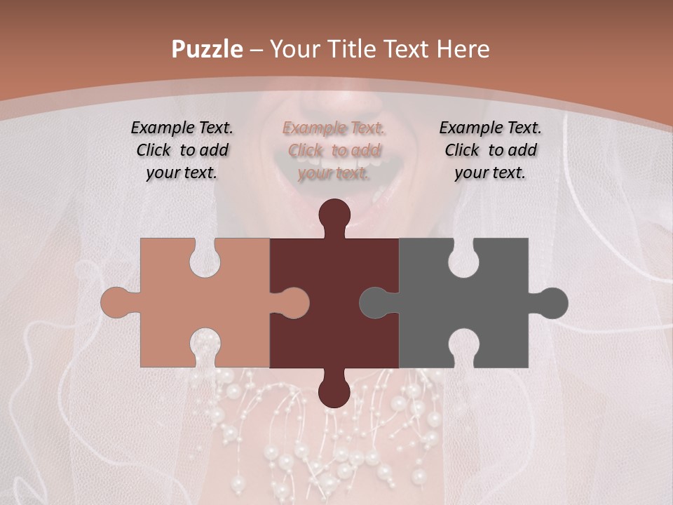 Wed Fashion Woman PowerPoint Template