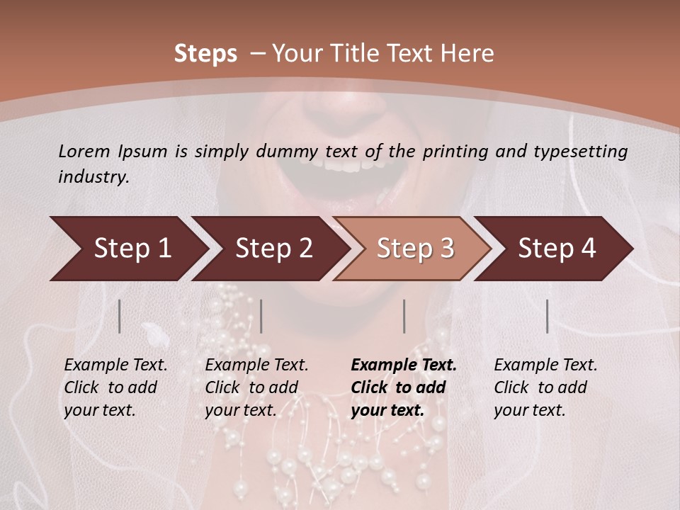 Wed Fashion Woman PowerPoint Template