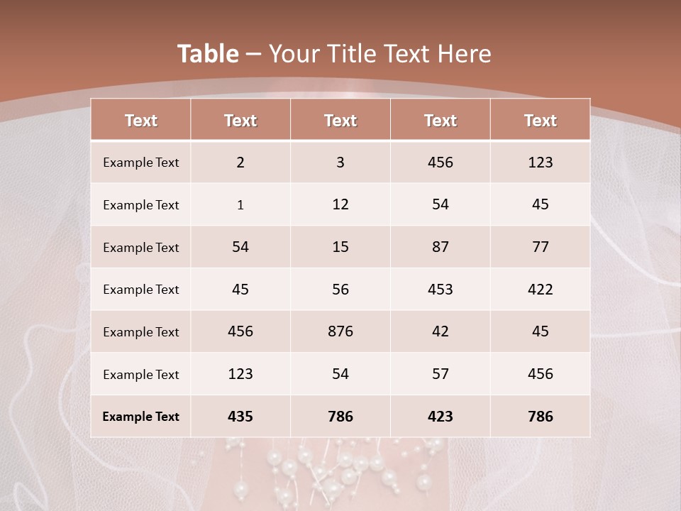 Wed Fashion Woman PowerPoint Template