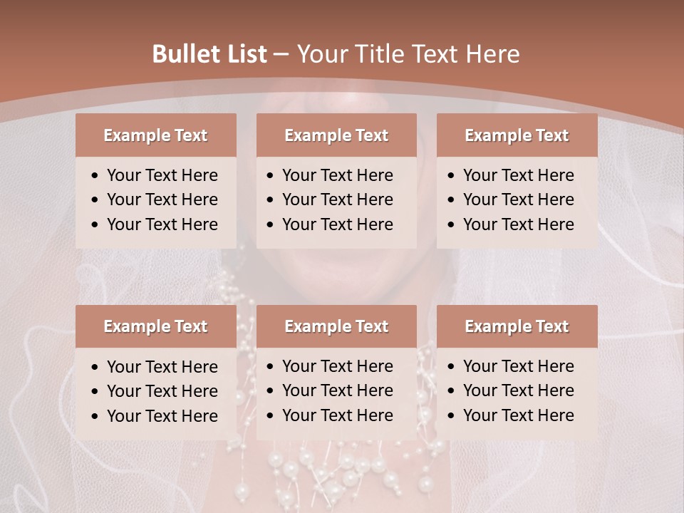 Wed Fashion Woman PowerPoint Template