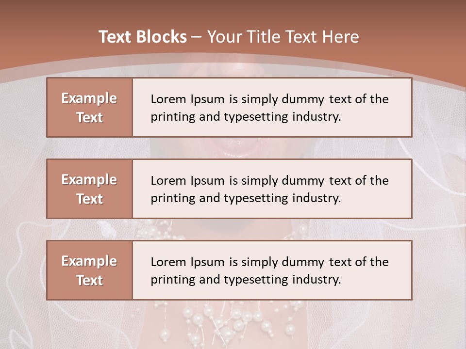 Wed Fashion Woman PowerPoint Template